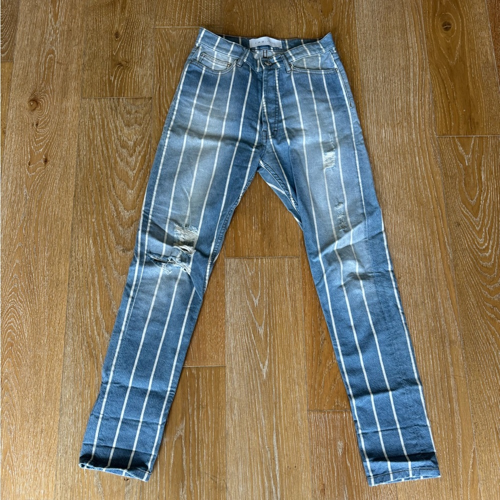 Stripped Iro Jeans Size: 24